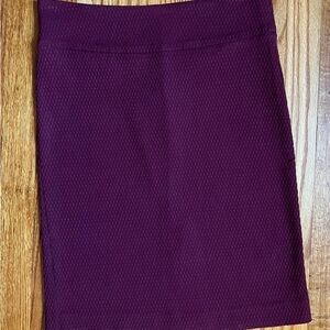 Margaret M Women's Plum Pencil Skirt